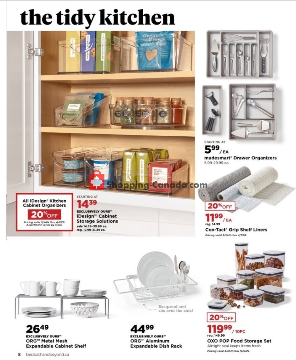 Bed Bath & Beyond flyer from Wednesday January 8, 2020 to Monday February 24, 2020 - page 8