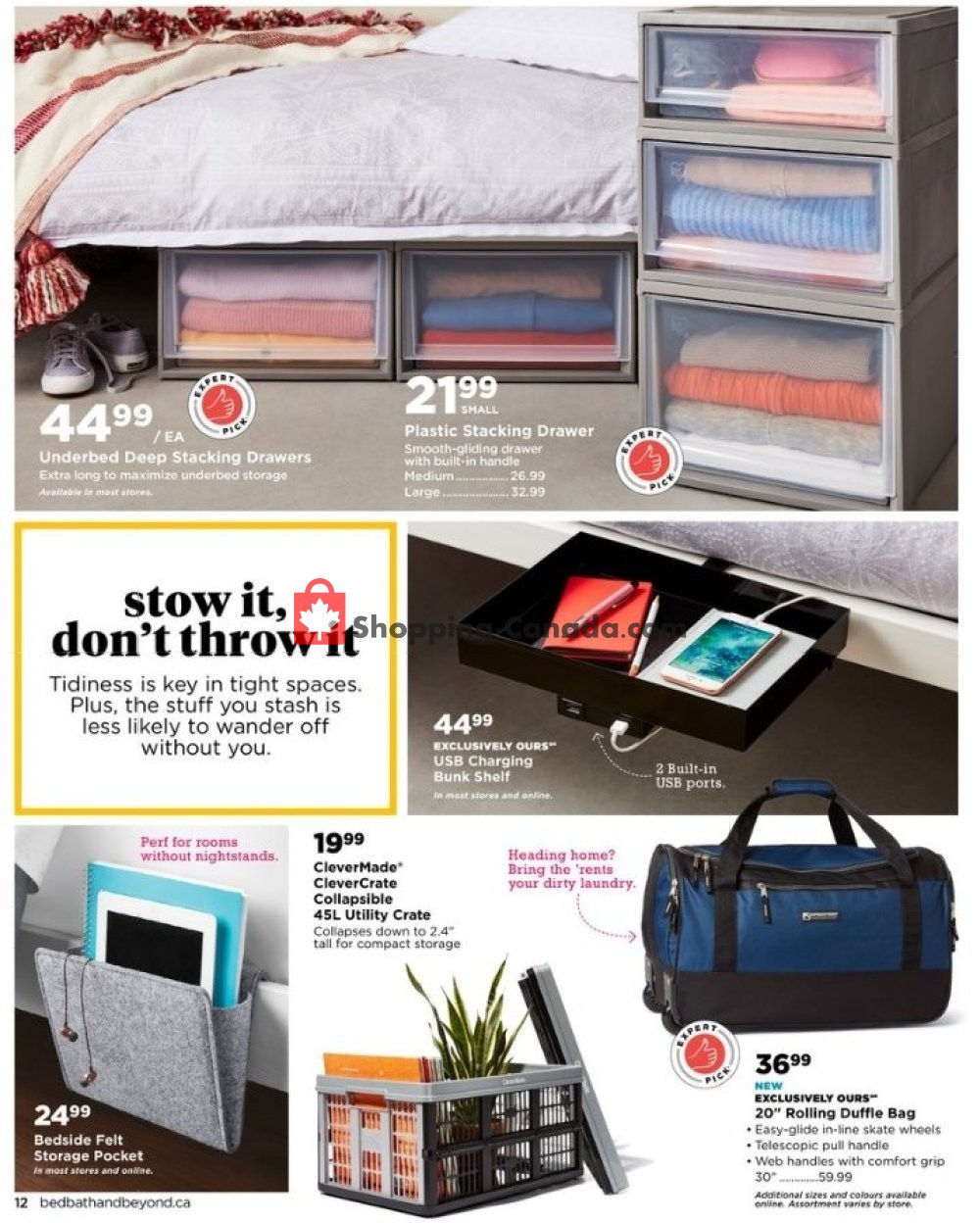Bed Bath & Beyond flyer from Friday July 12, 2019 to Thursday September 19, 2019 - page 12