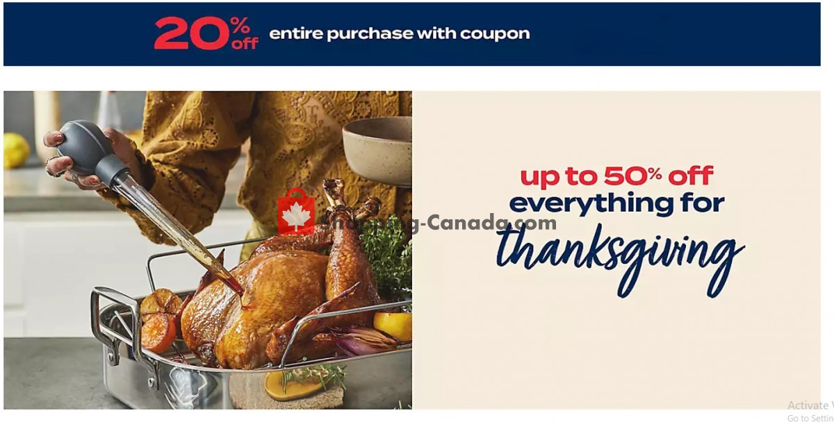 Bed Bath & Beyond Canada, flyer (Thanks Giving Offer) September 19