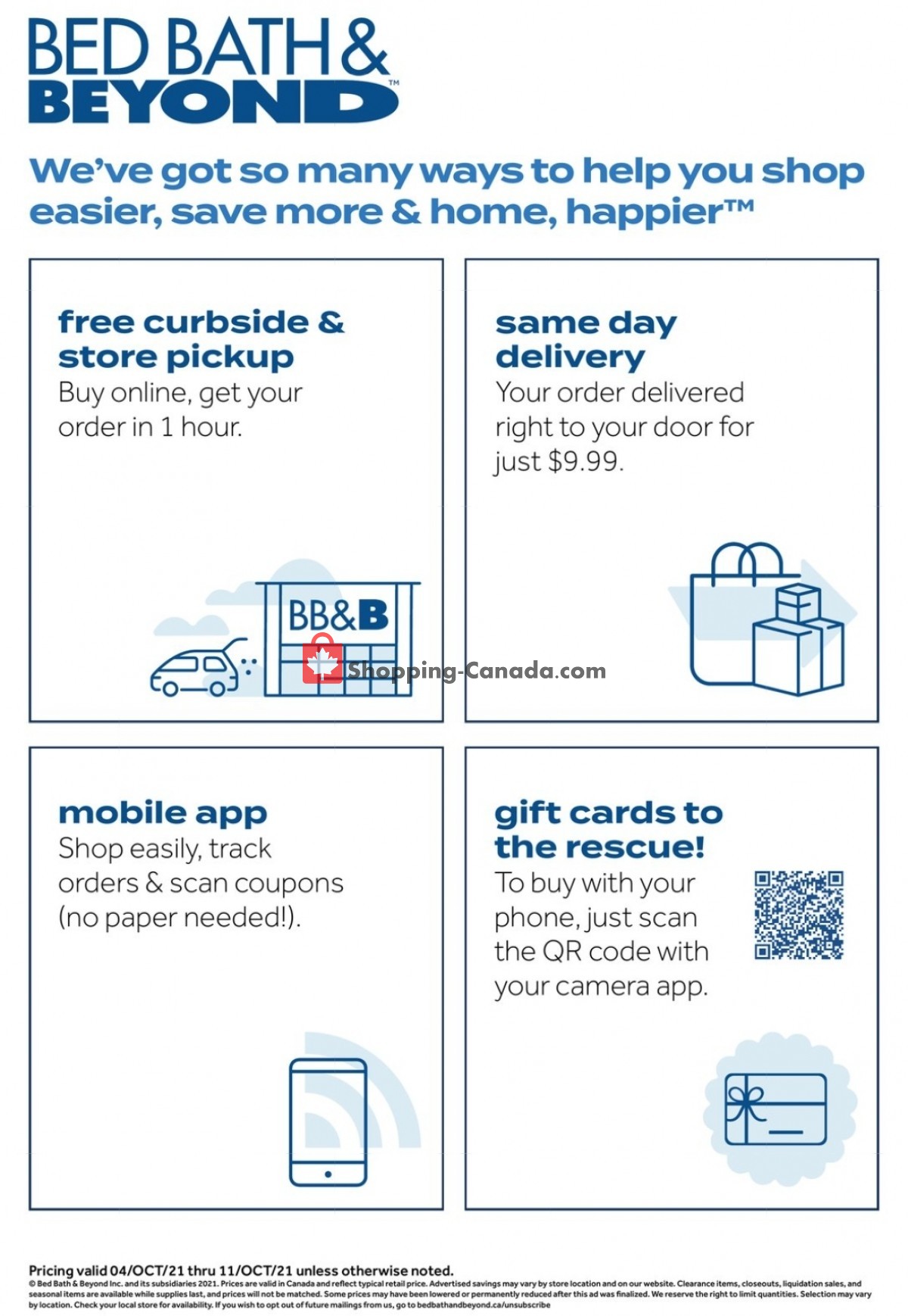 Bed Bath & Beyond flyer from Monday October 4, 2021 to Monday October 11, 2021 - page 8