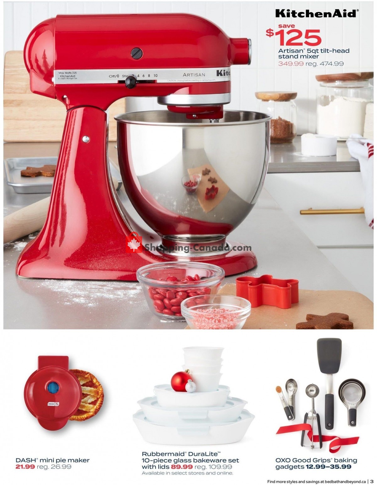 Bed Bath & Beyond flyer from Tuesday November 29, 2022 to Sunday December 11, 2022 - page 3