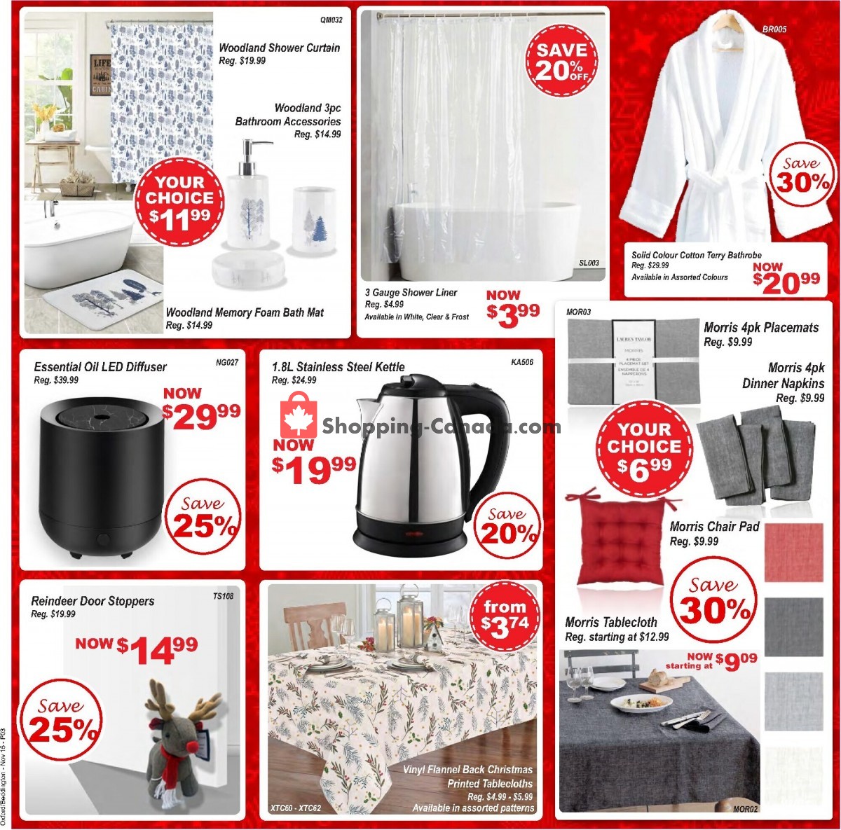 Beddington's Bed&Bath flyer from Wednesday November 15, 2023 to Tuesday December 12, 2023 - page 3