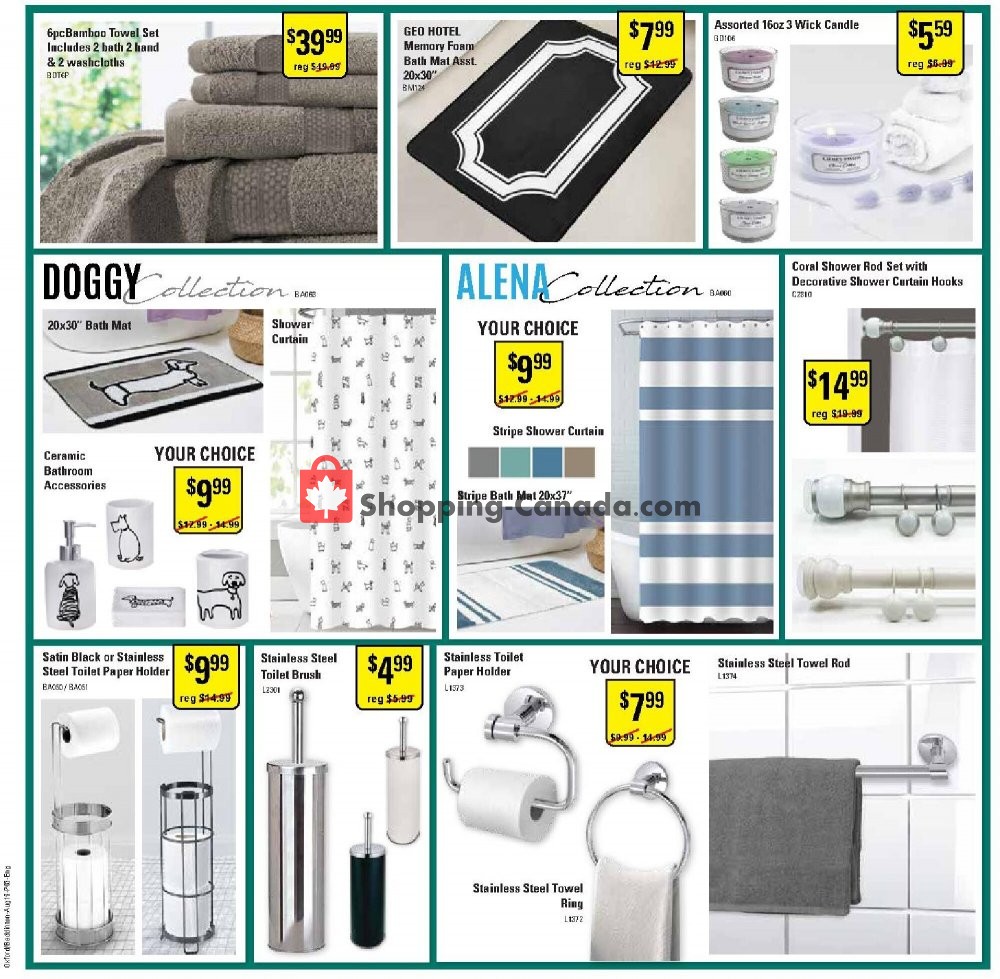 Beddington's Canada, flyer (End of Summer Savings) August 19