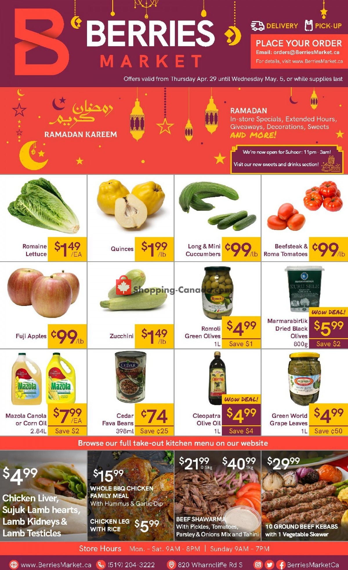 Berries Market flyer from Thursday April 29, 2021 to Wednesday May 5, 2021 - page 1