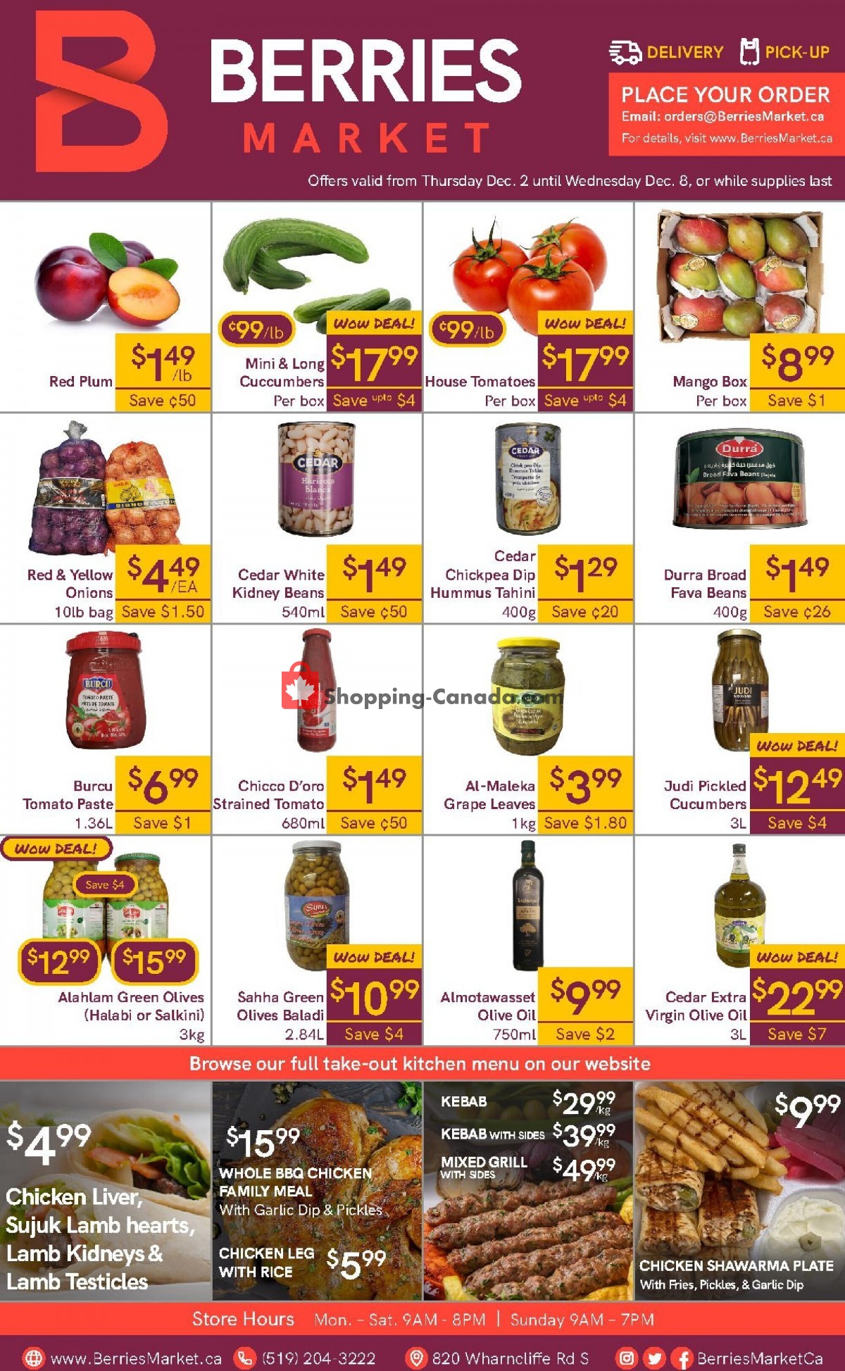 Berries Market flyer from Thursday December 2, 2021 to Wednesday December 8, 2021 - page 1