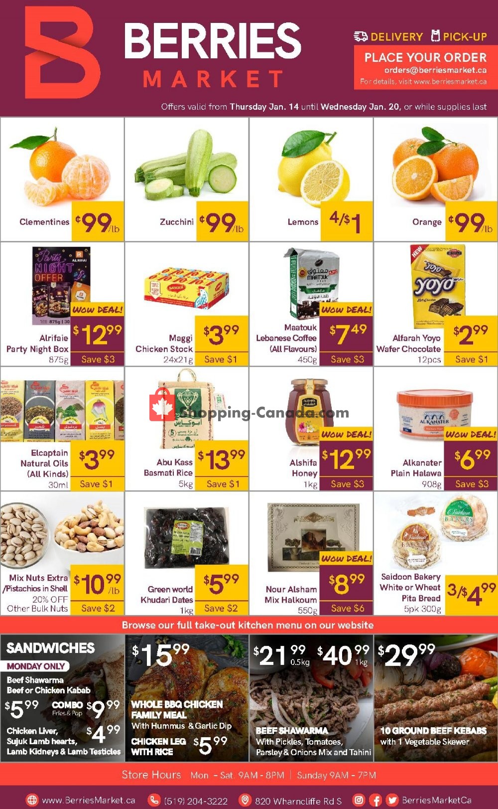 Berries Market flyer from Thursday January 14, 2021 to Wednesday January 20, 2021 - page 1