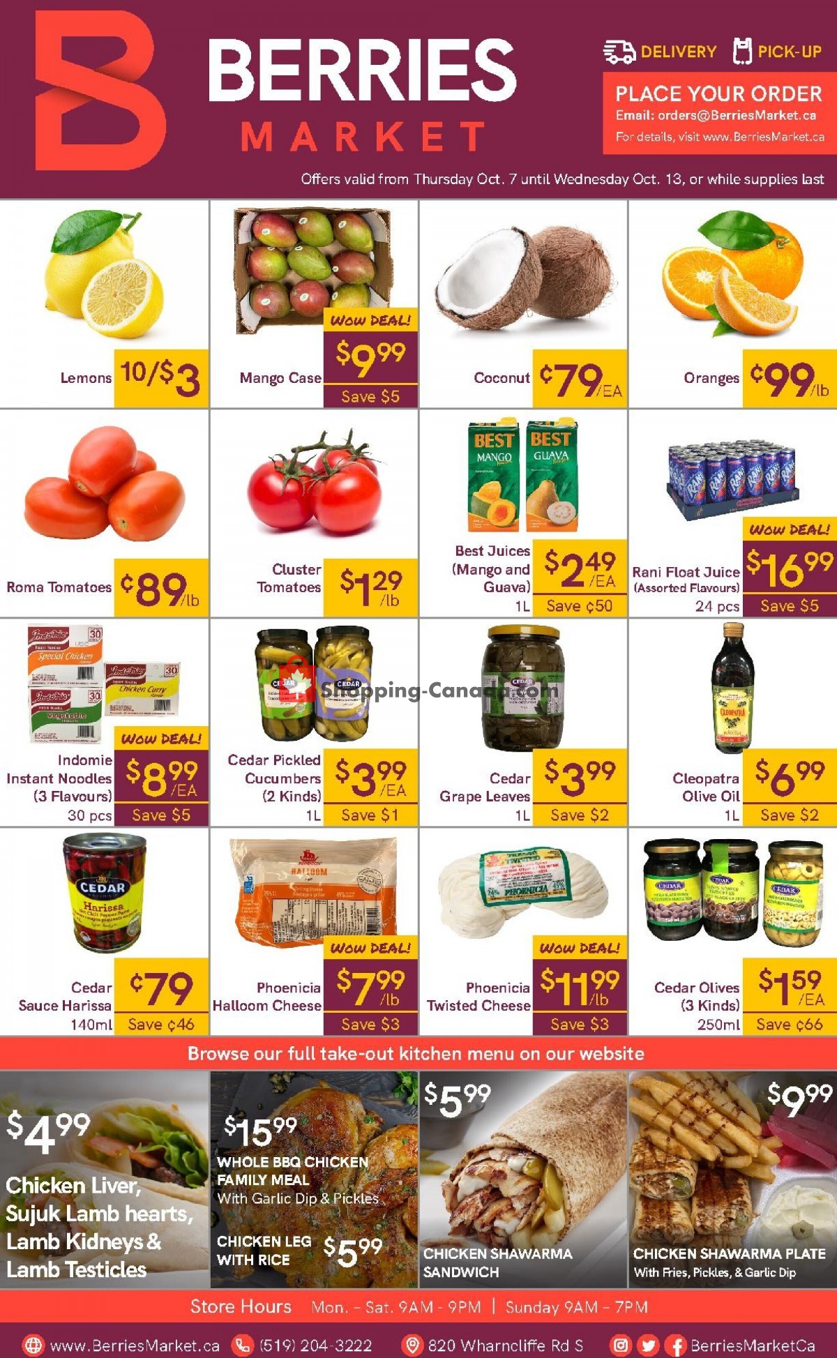 Berries Market flyer from Thursday October 7, 2021 to Wednesday October 13, 2021 - page 1