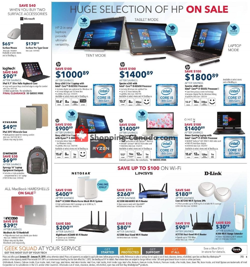Best Buy flyer from Friday January 25, 2019 to Thursday January 31, 2019 - page 14