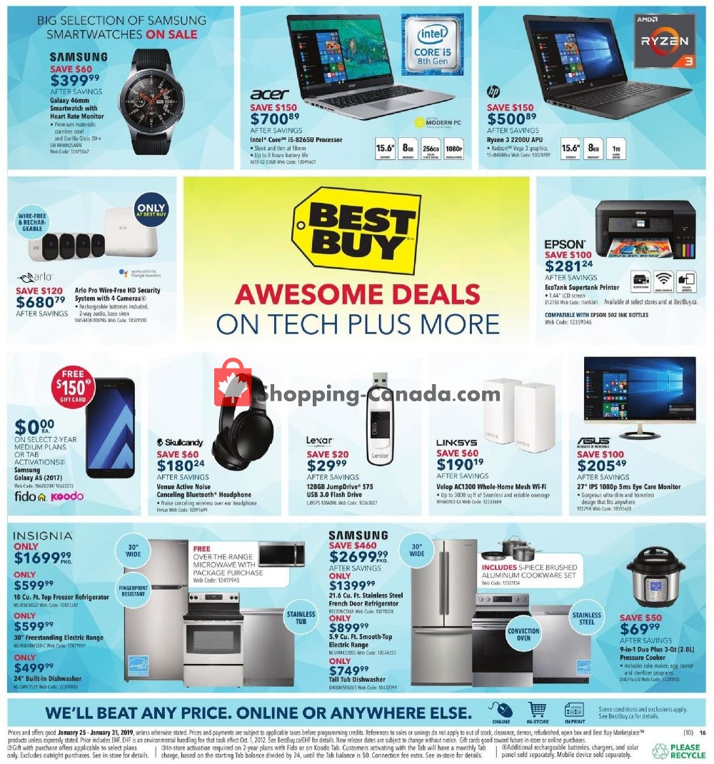 Best Buy flyer from Friday January 25, 2019 to Thursday January 31, 2019 - page 2