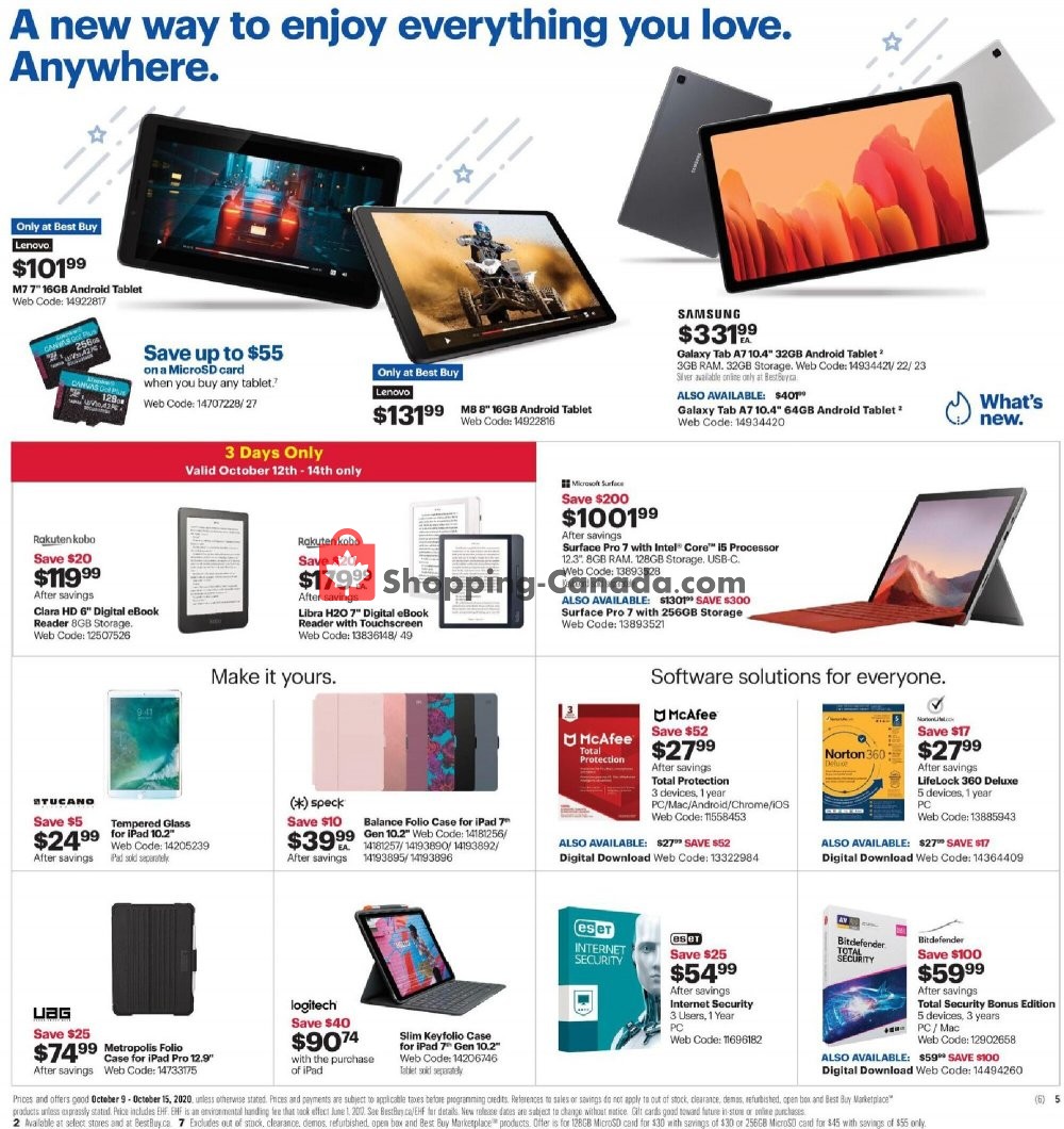 Best Buy flyer from Friday October 9, 2020 to Thursday October 15, 2020 - page 8