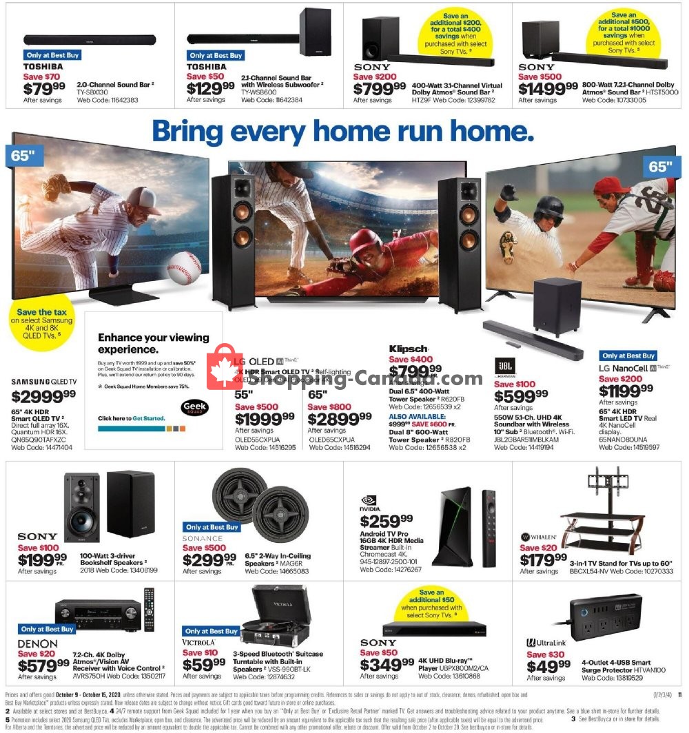 Best Buy flyer from Friday October 9, 2020 to Thursday October 15, 2020 - page 15