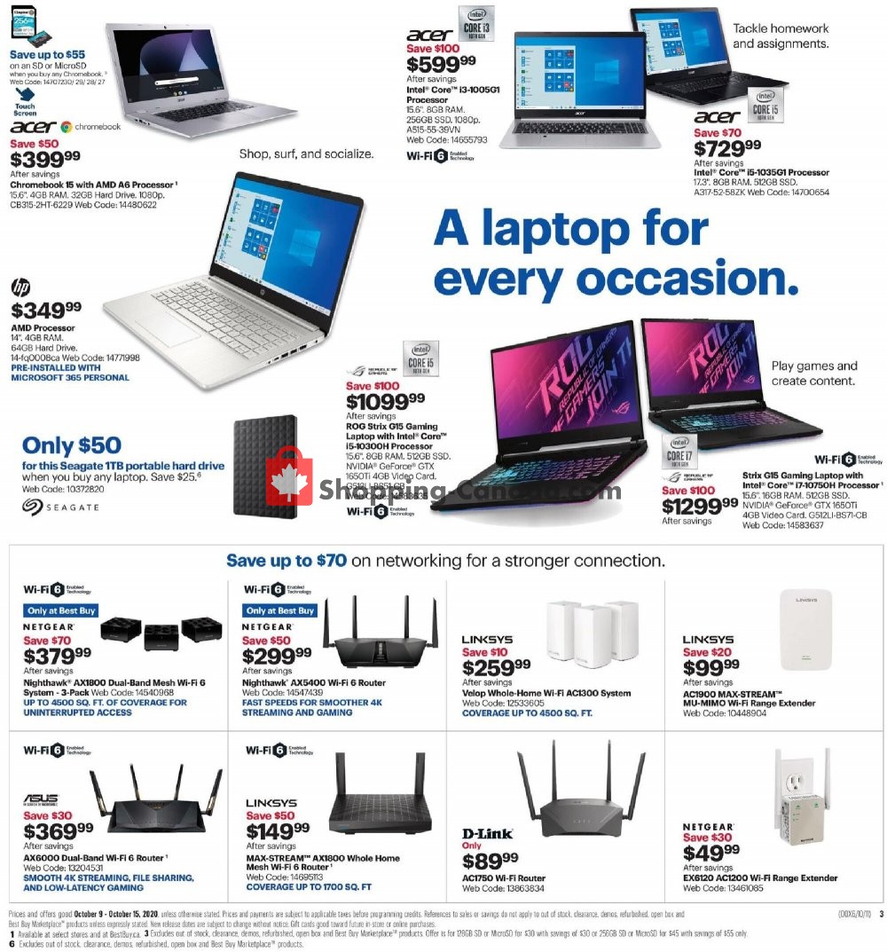 Best Buy flyer from Friday October 9, 2020 to Thursday October 15, 2020 - page 6