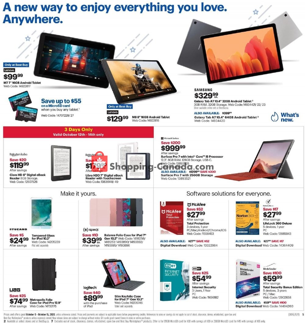 Best Buy flyer from Friday October 9, 2020 to Thursday October 15, 2020 - page 8