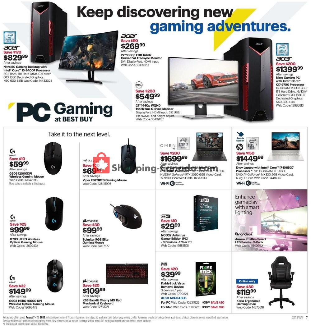 Best Buy flyer from Friday August 7, 2020 to Thursday August 13, 2020 - page 11