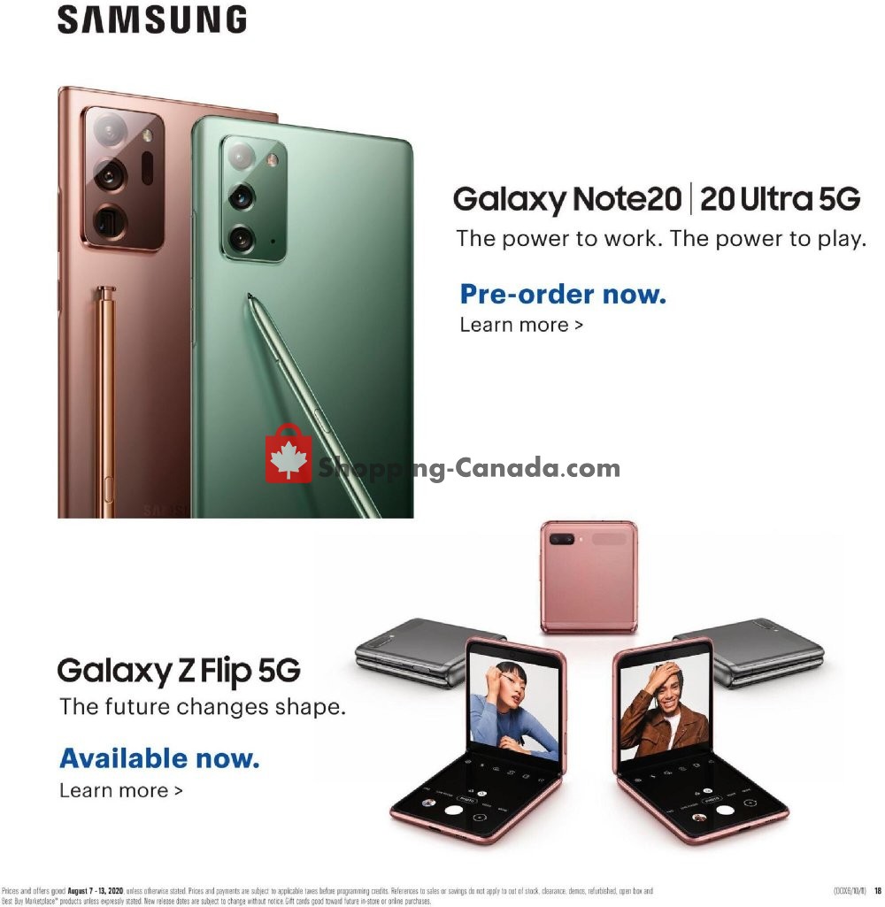 Best Buy flyer from Friday August 7, 2020 to Thursday August 13, 2020 - page 23