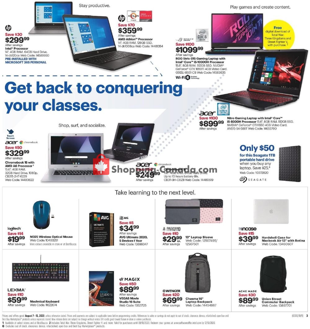 Best Buy flyer from Friday August 7, 2020 to Thursday August 13, 2020 - page 7