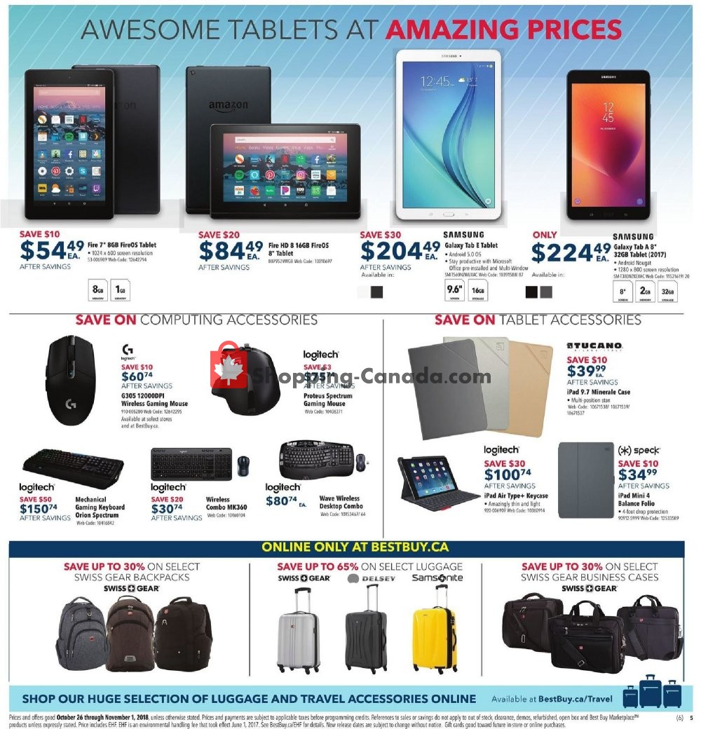 Best Buy flyer from Friday October 26, 2018 to Thursday November 1, 2018 - page 10
