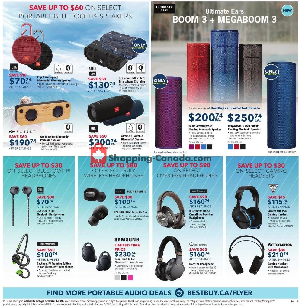 Best Buy flyer from Friday October 26, 2018 to Thursday November 1, 2018 - page 13