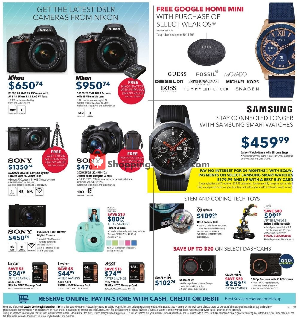Best Buy flyer from Friday October 26, 2018 to Thursday November 1, 2018 - page 24