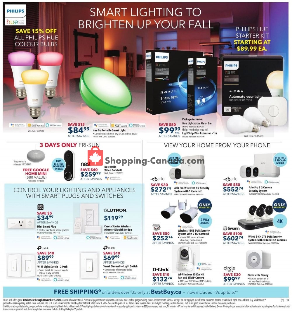 Best Buy flyer from Friday October 26, 2018 to Thursday November 1, 2018 - page 28