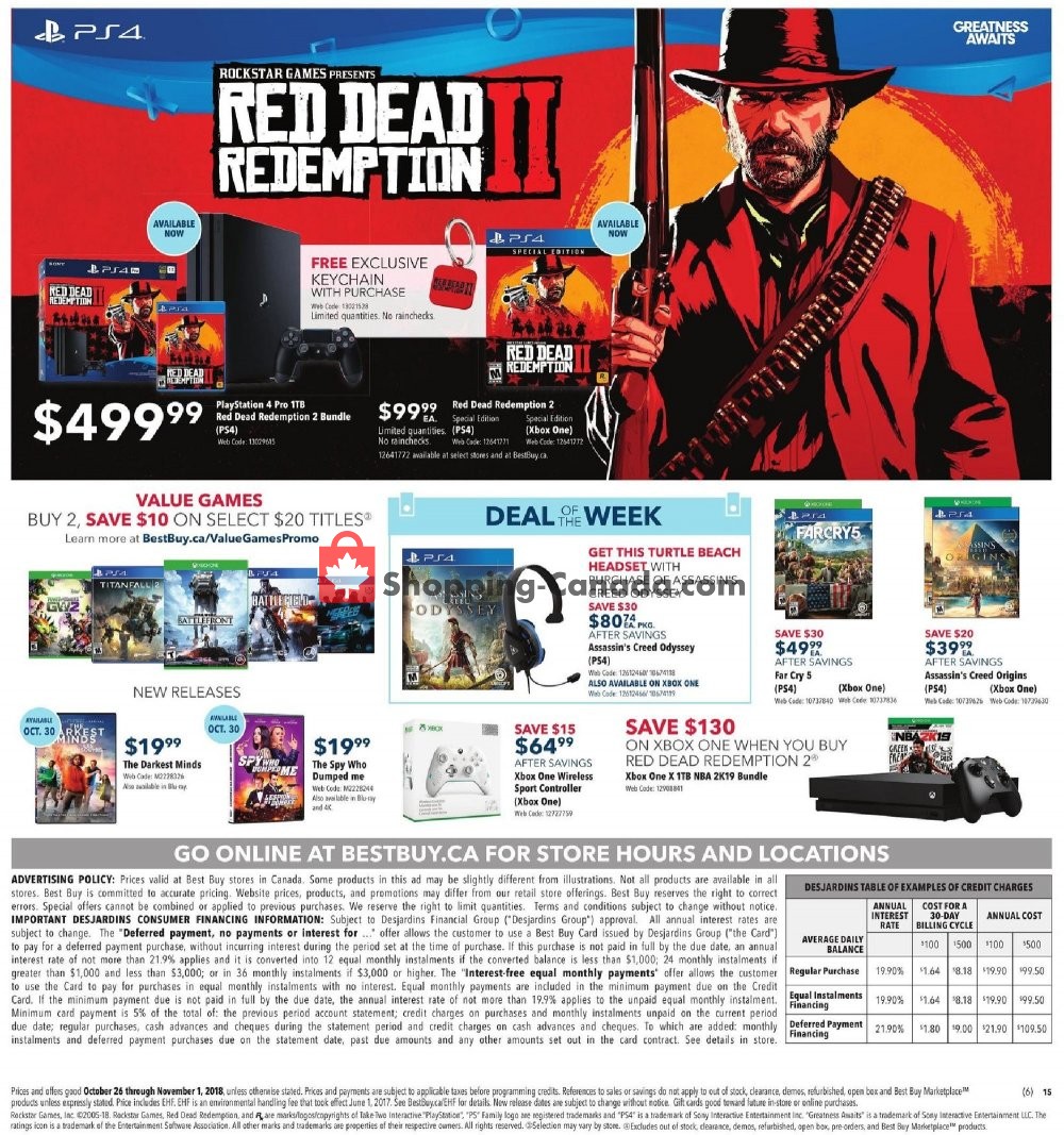Best Buy flyer from Friday October 26, 2018 to Thursday November 1, 2018 - page 36