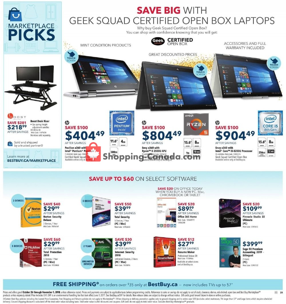 Best Buy flyer from Friday October 26, 2018 to Thursday November 1, 2018 - page 4