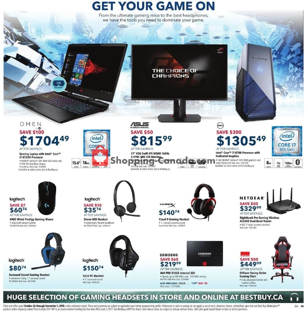 Best Buy flyer from Friday October 26, 2018 to Thursday November 1, 2018 - page 9