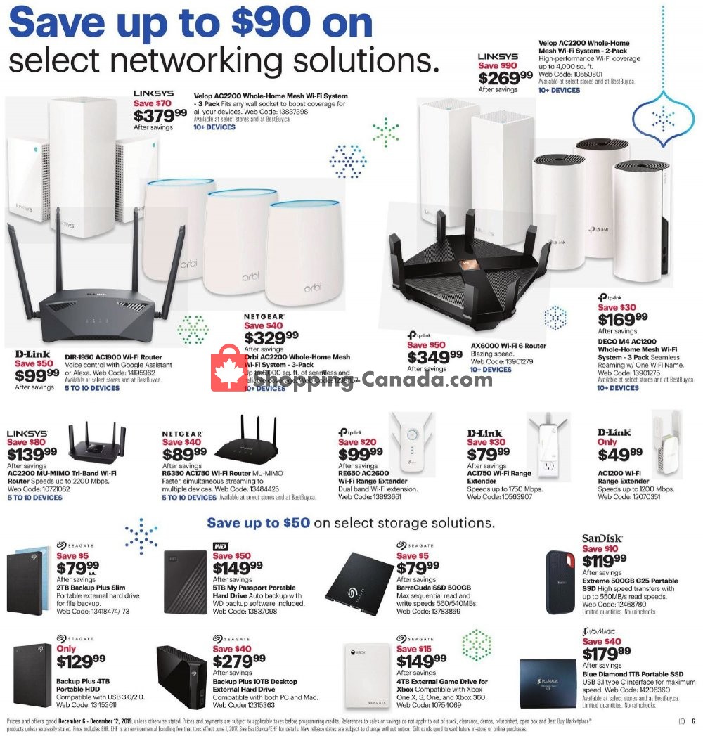 Best Buy flyer from Friday December 6, 2019 to Thursday December 12, 2019 - page 12