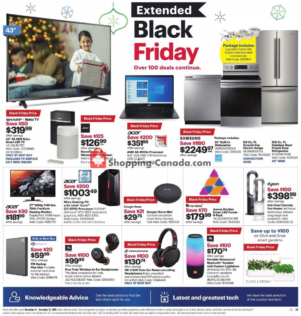 Best Buy flyer from Friday December 6, 2019 to Thursday December 12, 2019 - page 3