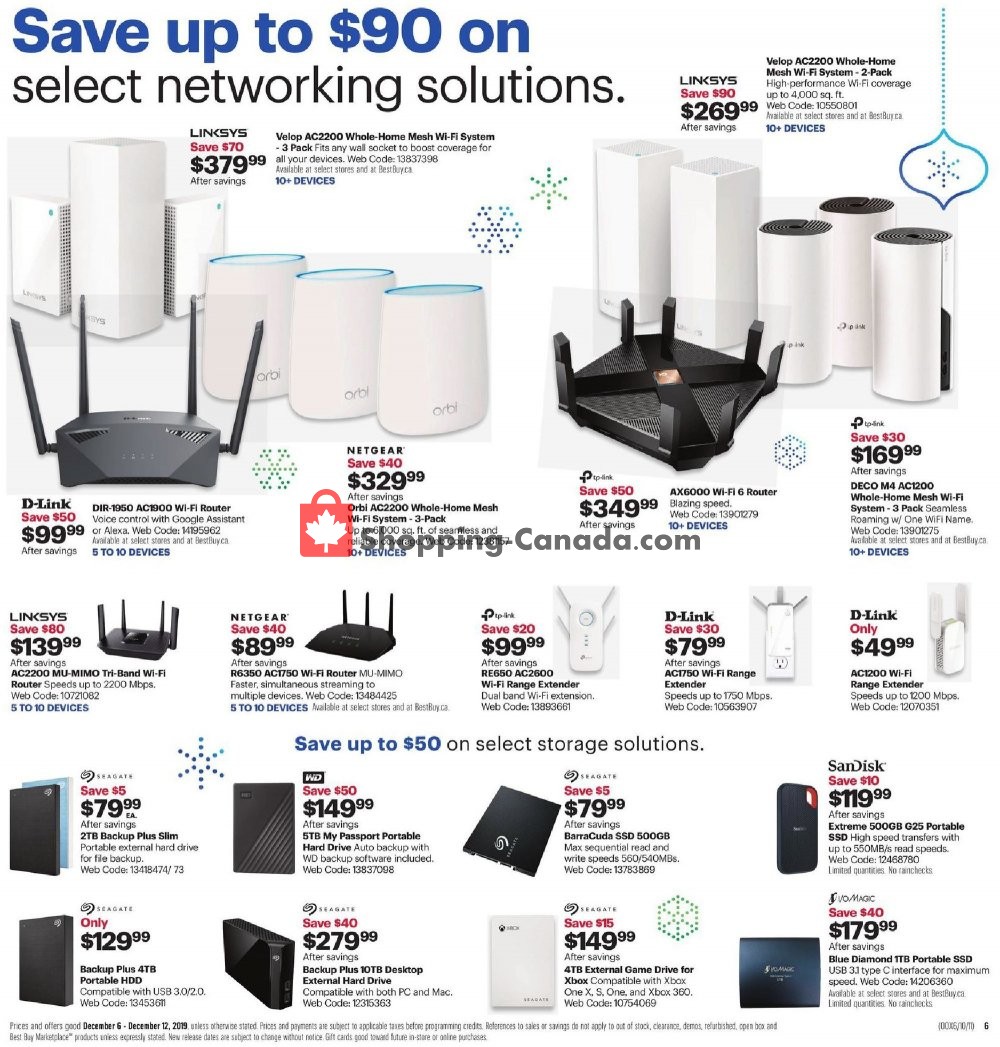 Best Buy flyer from Friday December 6, 2019 to Thursday December 12, 2019 - page 12