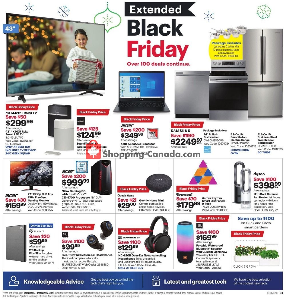 Best Buy flyer from Friday December 6, 2019 to Thursday December 12, 2019 - page 3