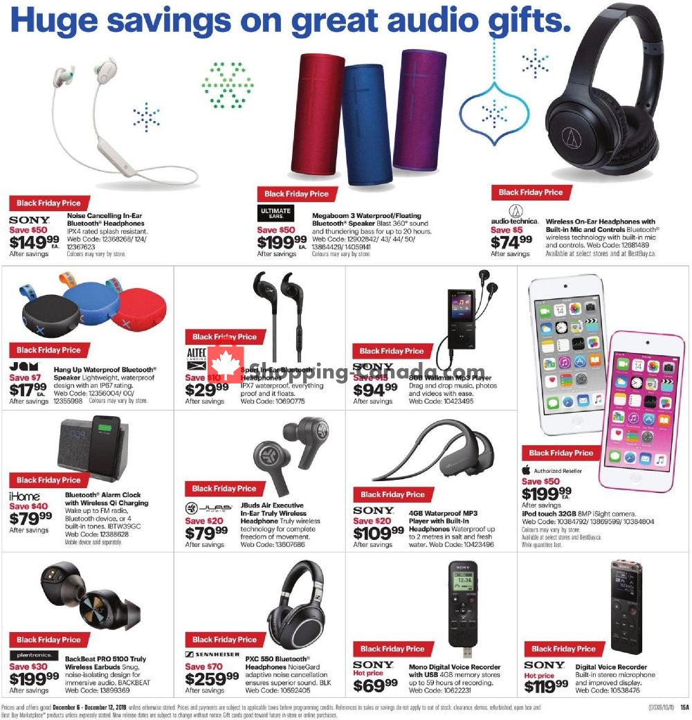 Best Buy flyer from Friday December 6, 2019 to Thursday December 12, 2019 - page 30