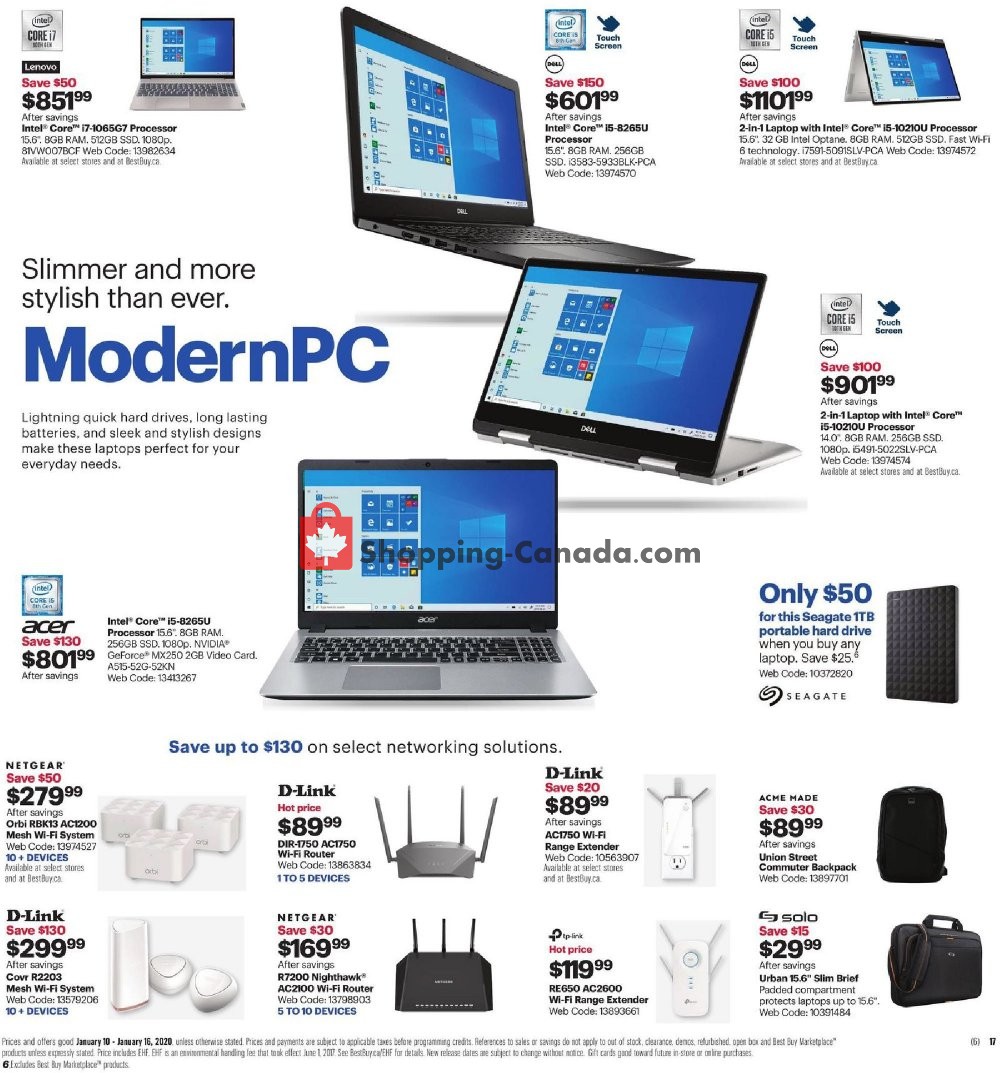 Best Buy flyer from Friday January 10, 2020 to Thursday January 16, 2020 - page 20