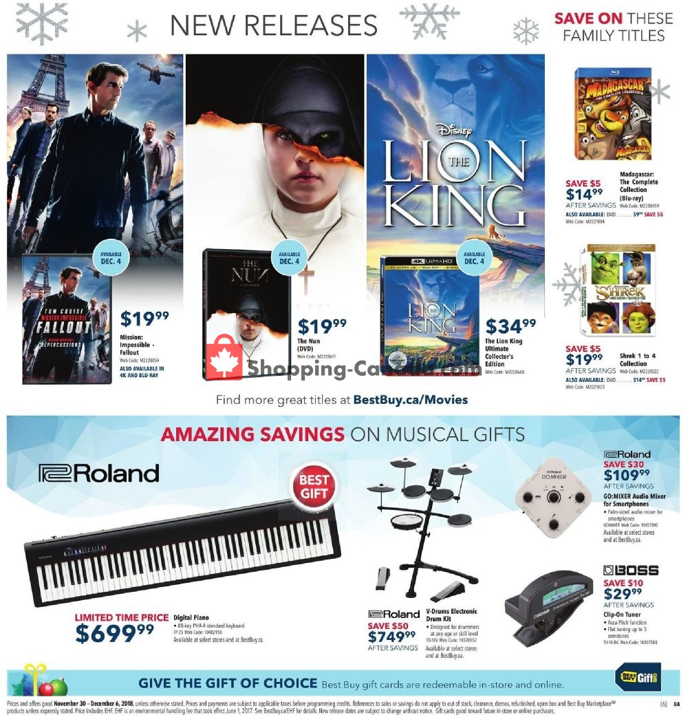 Best Buy flyer from Friday November 30, 2018 to Thursday December 6, 2018 - page 15