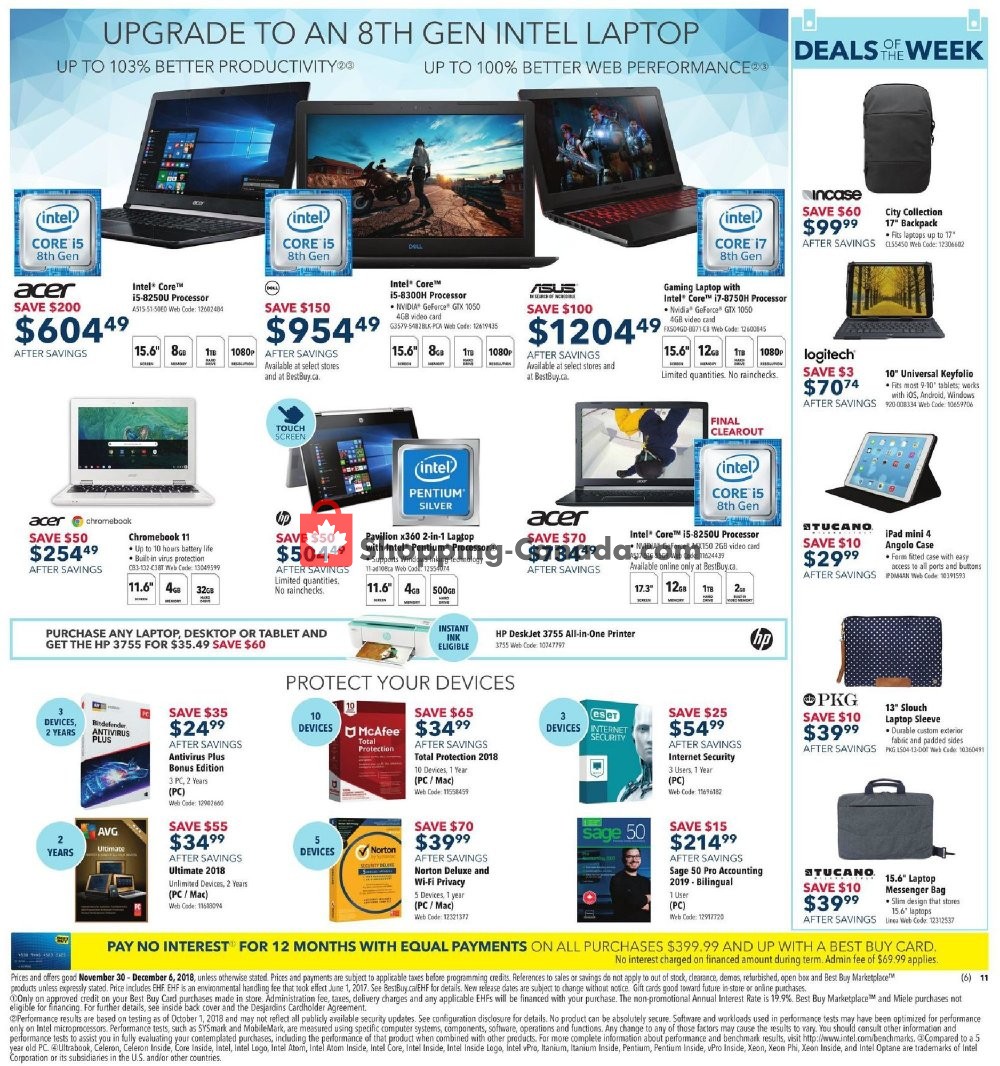 Best Buy flyer from Friday November 30, 2018 to Thursday December 6, 2018 - page 19
