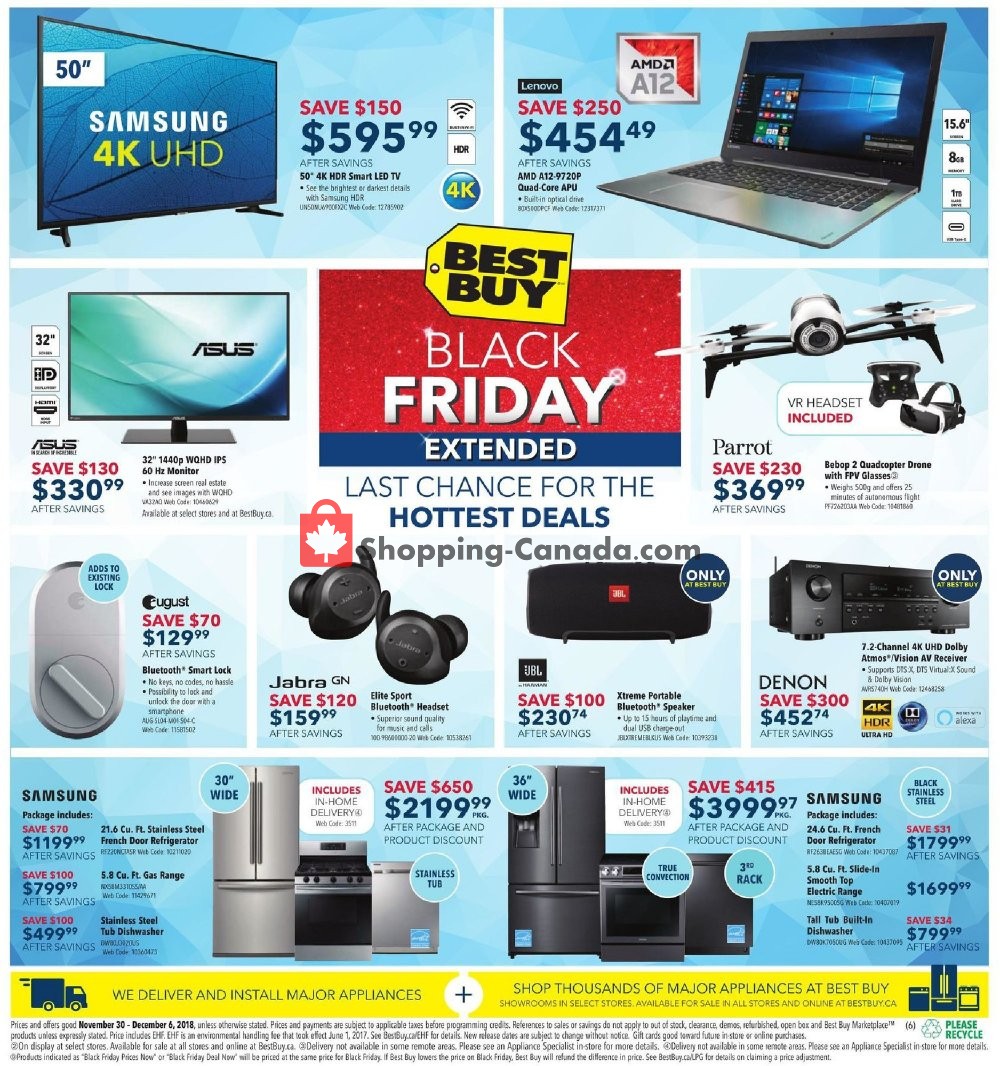 Best Buy flyer from Friday November 30, 2018 to Thursday December 6, 2018 - page 2