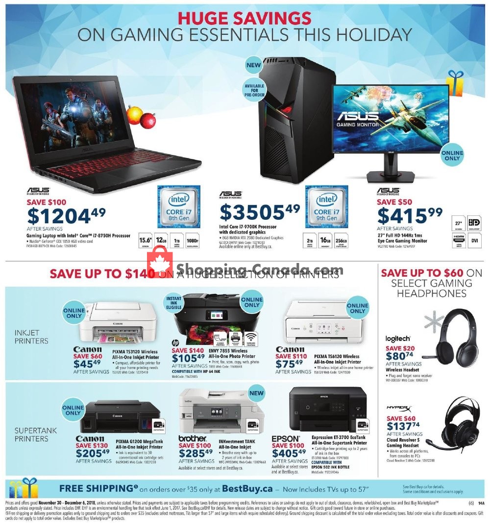 Best Buy flyer from Friday November 30, 2018 to Thursday December 6, 2018 - page 25