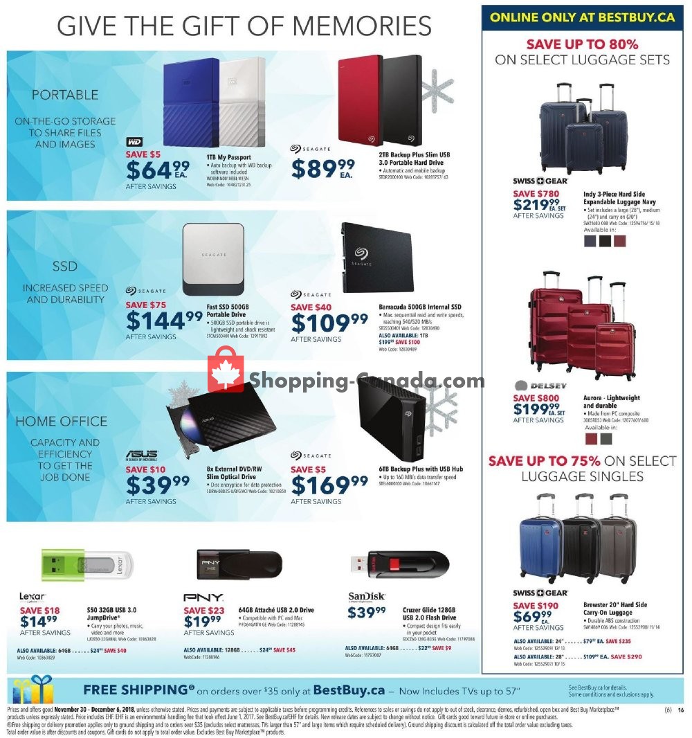 Best Buy flyer from Friday November 30, 2018 to Thursday December 6, 2018 - page 28
