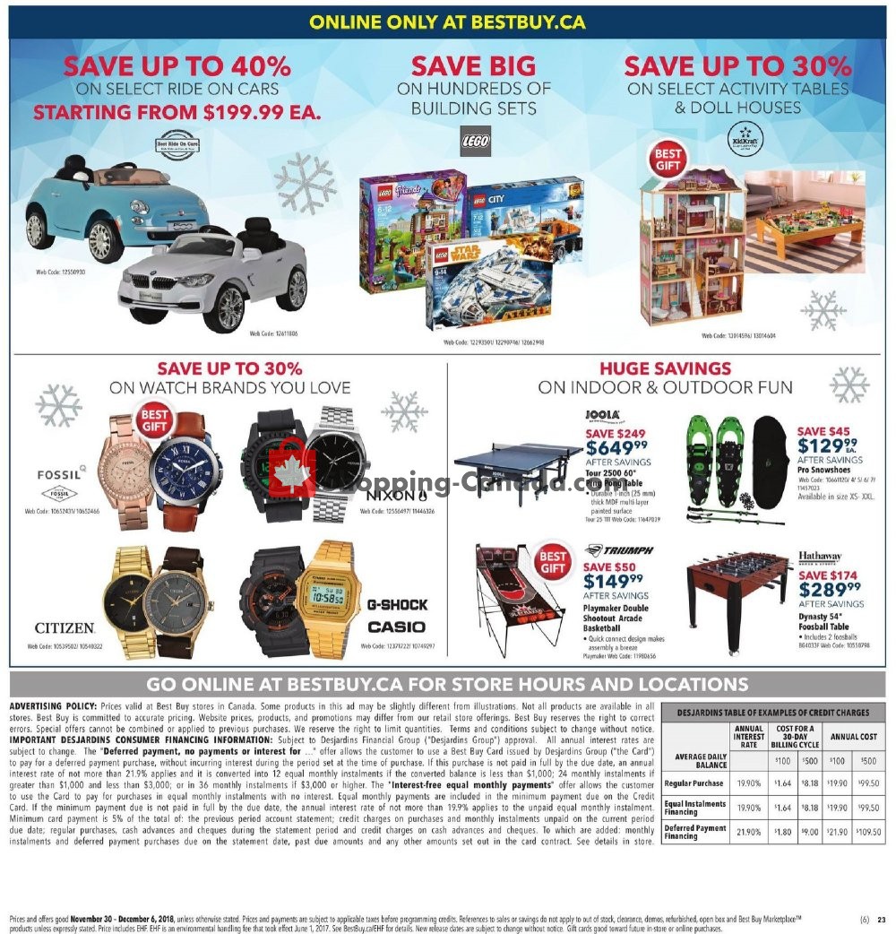 Best Buy flyer from Friday November 30, 2018 to Thursday December 6, 2018 - page 37