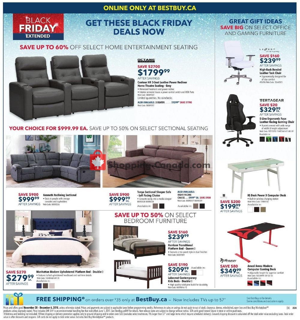 Best Buy flyer from Friday November 30, 2018 to Thursday December 6, 2018 - page 38