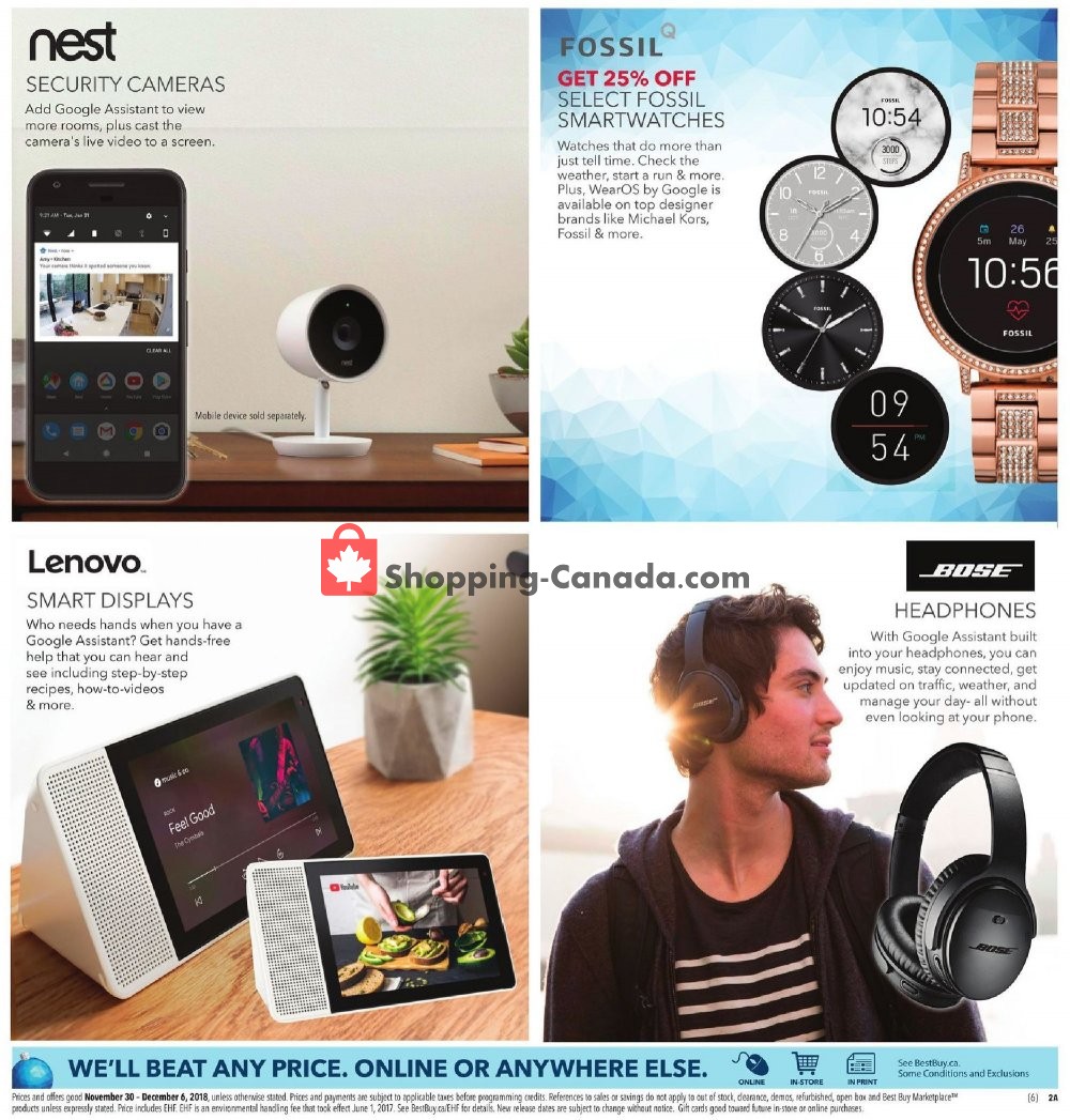 Best Buy flyer from Friday November 30, 2018 to Thursday December 6, 2018 - page 4
