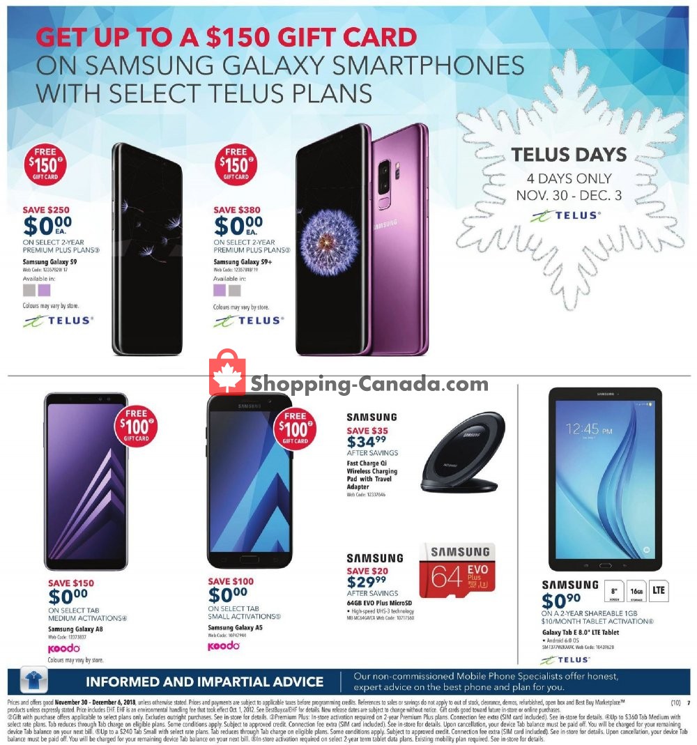 Best Buy flyer from Friday November 30, 2018 to Thursday December 6, 2018 - page 12
