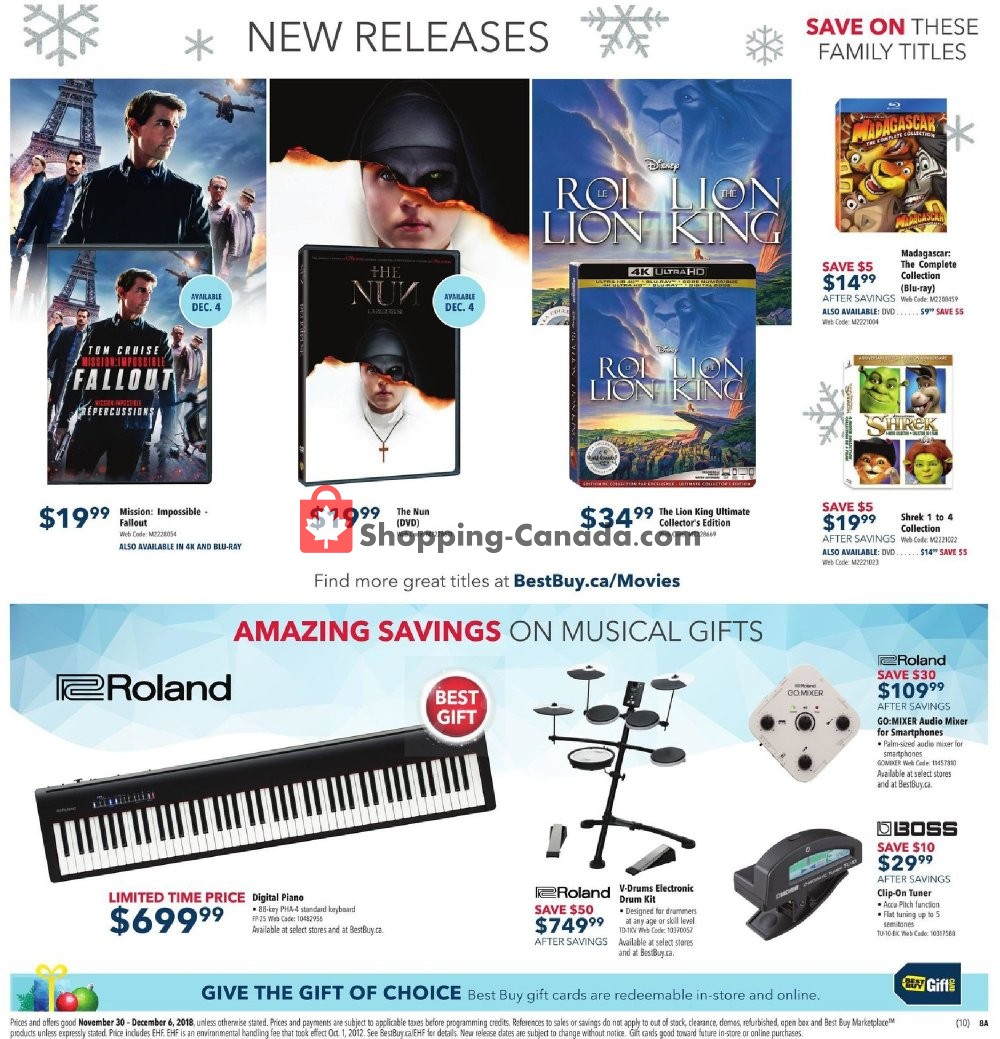 Best Buy flyer from Friday November 30, 2018 to Thursday December 6, 2018 - page 15