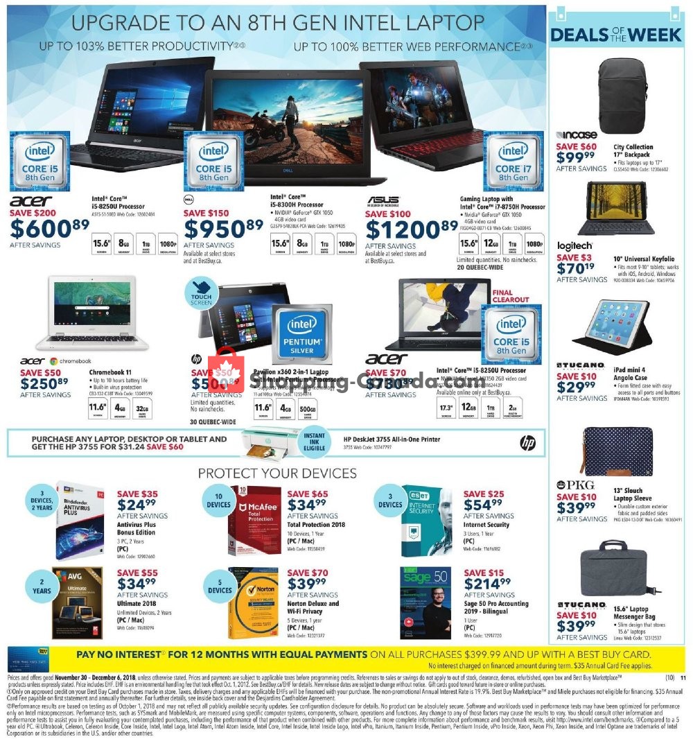 Best Buy flyer from Friday November 30, 2018 to Thursday December 6, 2018 - page 19