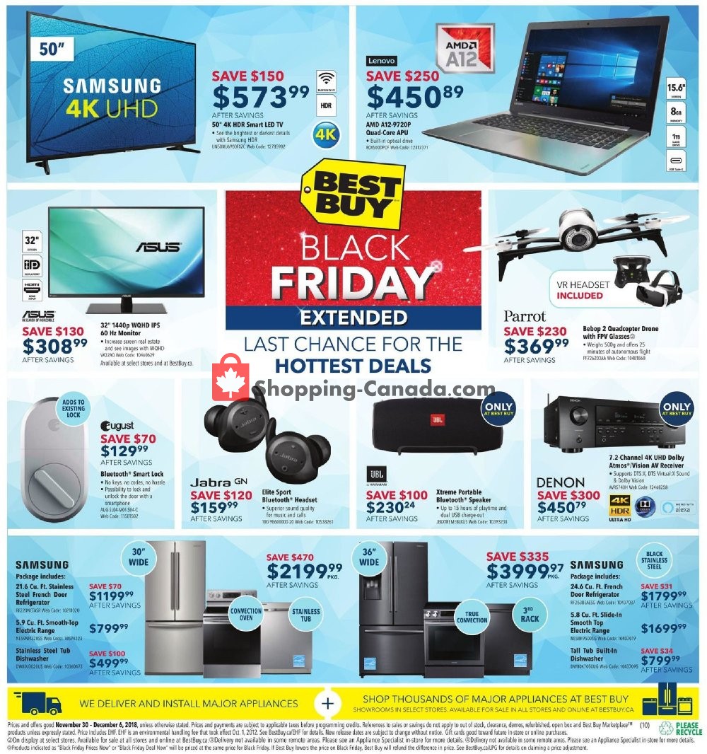 Best Buy flyer from Friday November 30, 2018 to Thursday December 6, 2018 - page 2