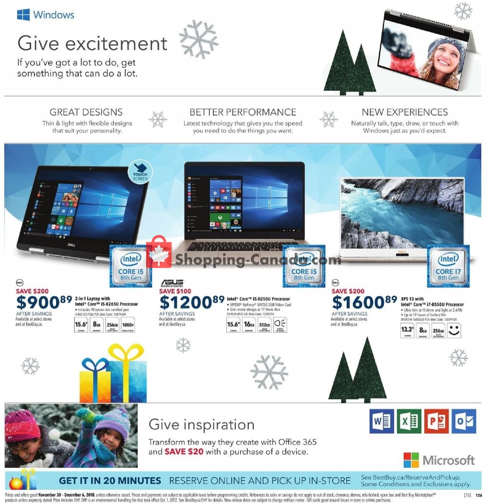 Best Buy flyer from Friday November 30, 2018 to Thursday December 6, 2018 - page 21