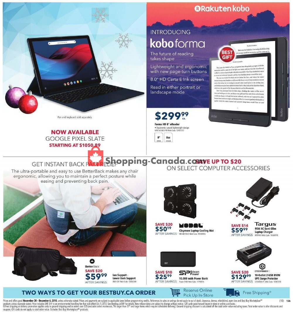 Best Buy flyer from Friday November 30, 2018 to Thursday December 6, 2018 - page 23