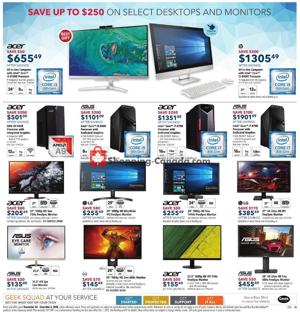 Best Buy flyer from Friday November 30, 2018 to Thursday December 6, 2018 - page 24