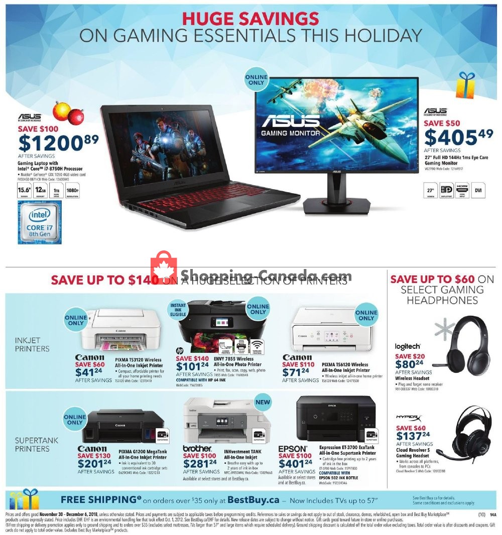 Best Buy flyer from Friday November 30, 2018 to Thursday December 6, 2018 - page 25