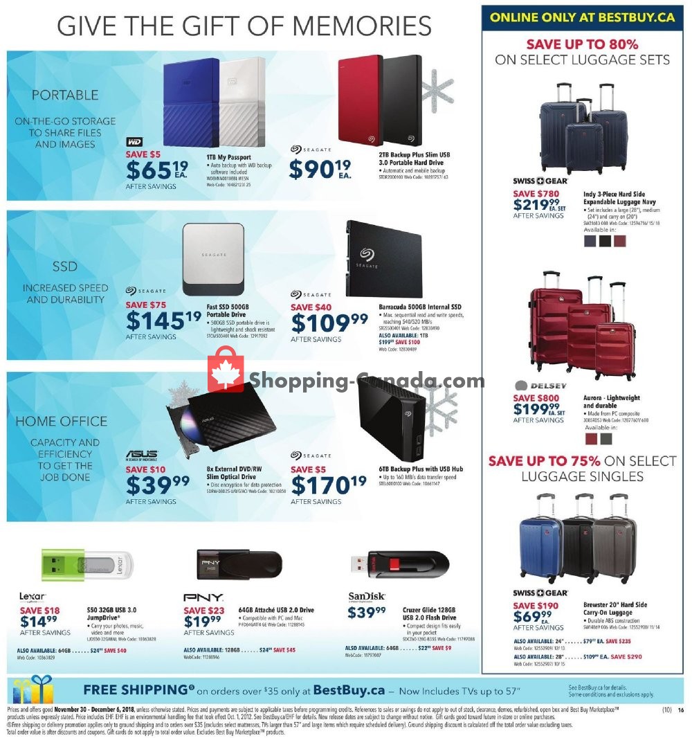 Best Buy flyer from Friday November 30, 2018 to Thursday December 6, 2018 - page 27